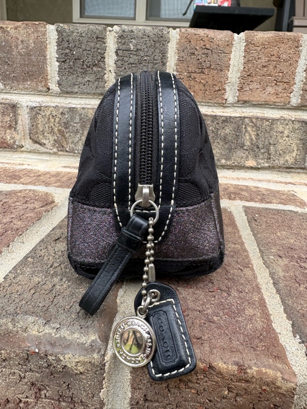 Coach Cosmetic Legacy Bag  VGUC - Picture 7 of 13